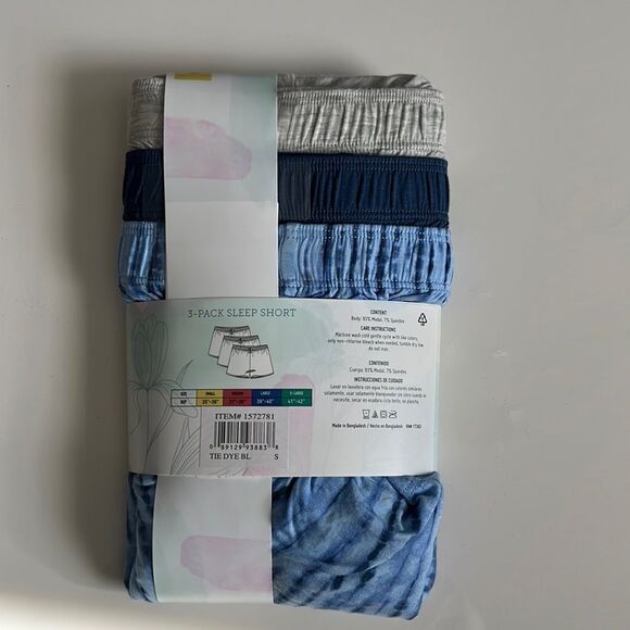 NWT Jane and Bleecker Ladies Sleep Shorts 3-Pack - Picture 2 of 6